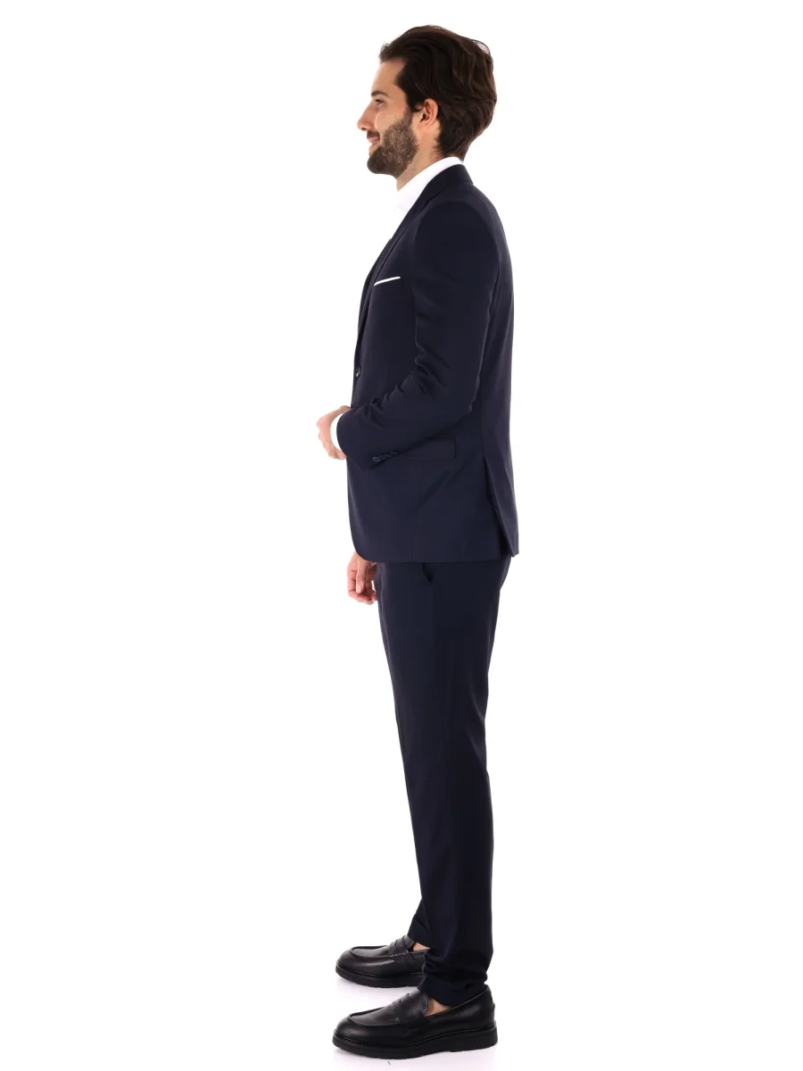 ABITO MONOPETTO OXFORD FB UOMO BLU - immagine 4