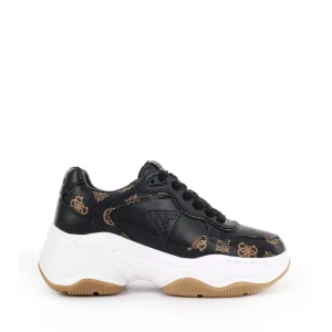 SNEAKER HAPYY3 GUESS DA DONNA NERO
