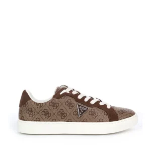 SNEAKER TODI3 MONOGRAM GUESS DA UOMO MARRONE