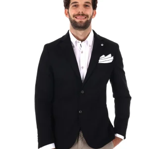 GIACCA PUNTO MILANO FB DA UOMO NERO