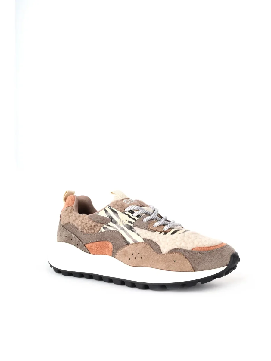 SNEAKERS TEDDY CLYO' DA DONNA KAKI - immagine 3