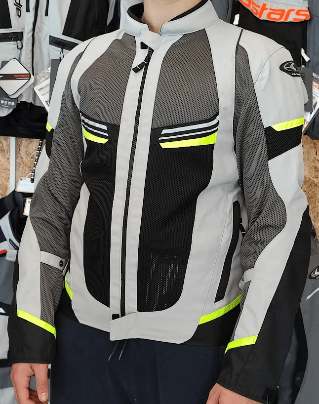 Giubbotto estivo Clover Airjet 5 grigio giallo nero - immagine 3