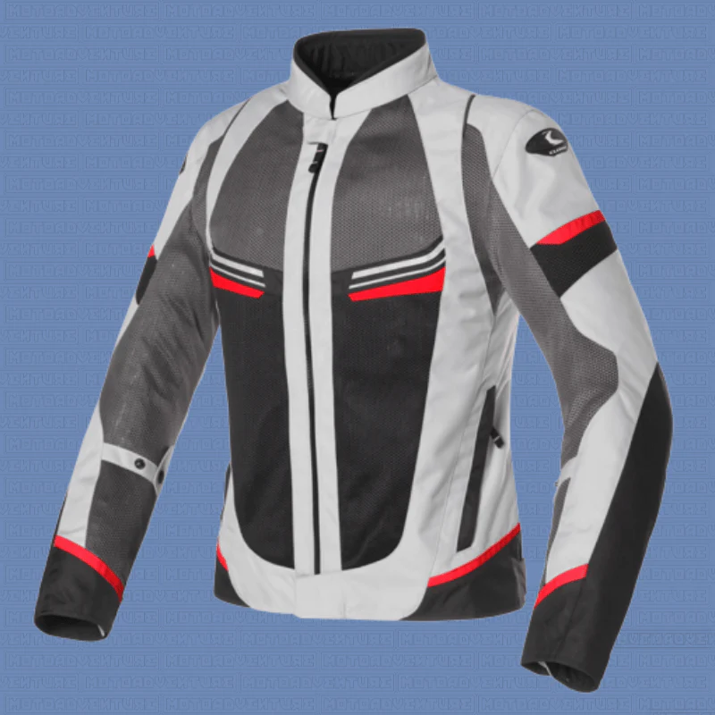 Giubbotto estivo Clover Airjet 5 Rosso grigio nero - immagine 2