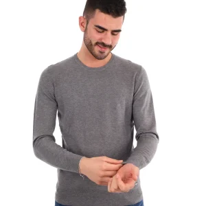 MAGLIA GIROCOLLO GIANNI LUPO DA UOMO  GRIGIO SCURO