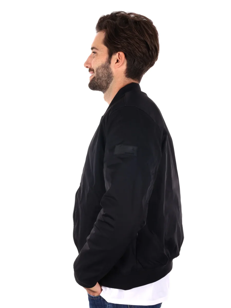 GIUBBINO BOMBER GIANNI LUPO DA UOMO NERO - immagine 4