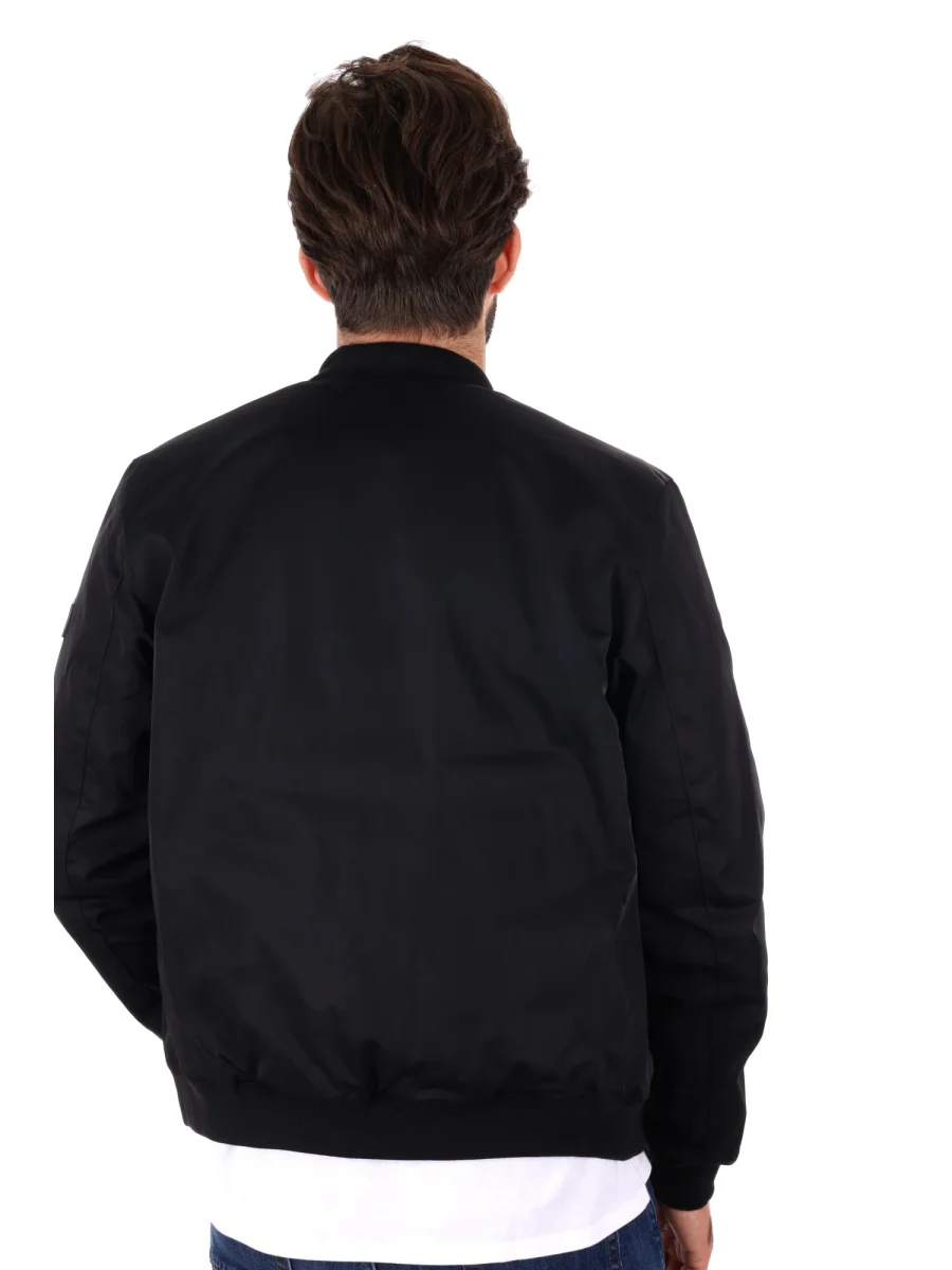 GIUBBINO BOMBER GIANNI LUPO DA UOMO NERO - immagine 6