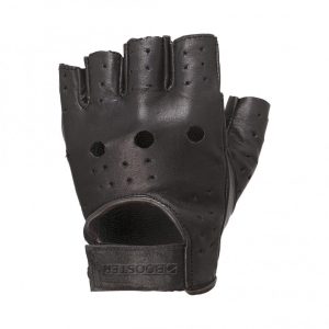 Guanti in pelle con dita corte Booster Custom
