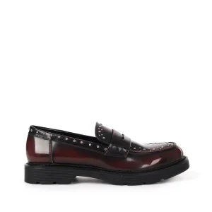 MOCASSINO CON BORCHIE CLYO' DA DONNA BORDEAUX