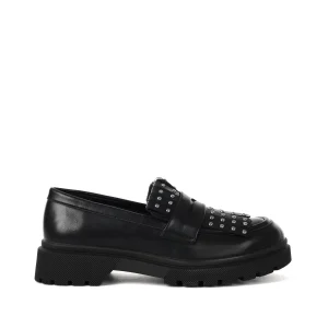 MOCASSINO FRANGIA DECORATA CLYO' DA DONNA NERO