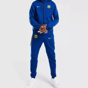 TUTA FC BARCELONA TECH
 in fleece con zip a tutta lunghezza Nike Football
