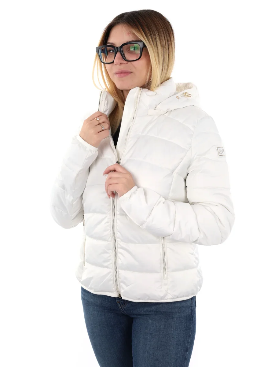 GIUBBINO CORTO TRAPUNTATO YES ZEE DA DONNA AVORIO - immagine 3