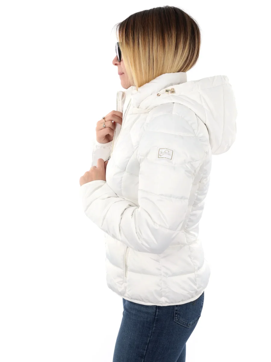 GIUBBINO CORTO TRAPUNTATO YES ZEE DA DONNA AVORIO - immagine 4