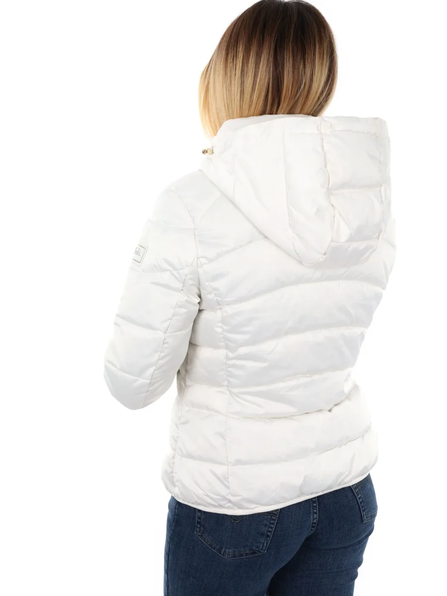 GIUBBINO CORTO TRAPUNTATO YES ZEE DA DONNA AVORIO - immagine 5