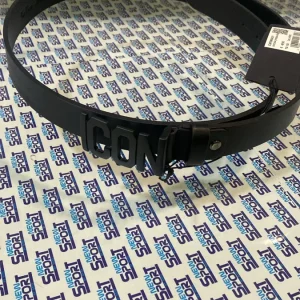 cintura con fibbia nera icon