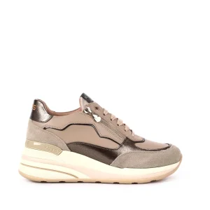 SNEAKERS CON ZEPPA PREMIUM KEYS DONNA BEIGE