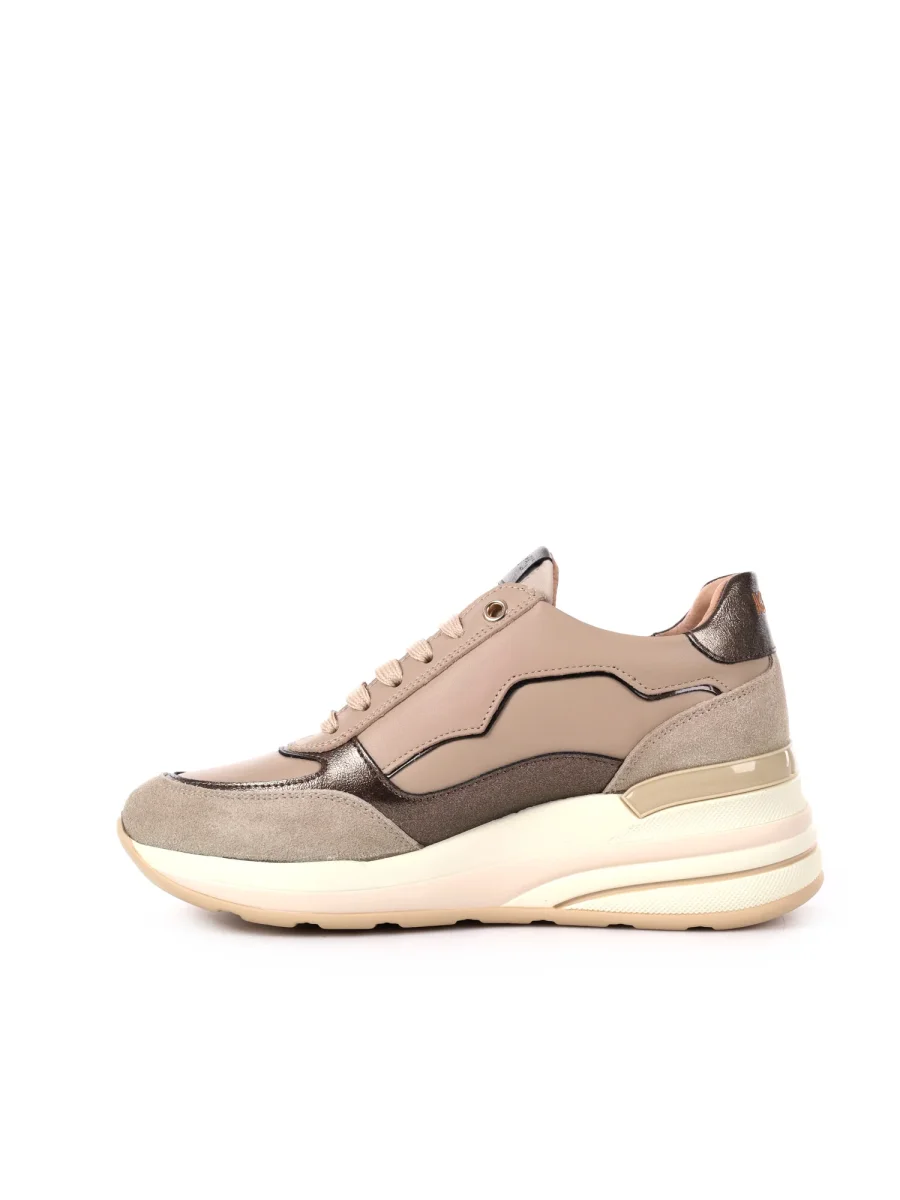 SNEAKERS CON ZEPPA PREMIUM KEYS DONNA BEIGE - immagine 6