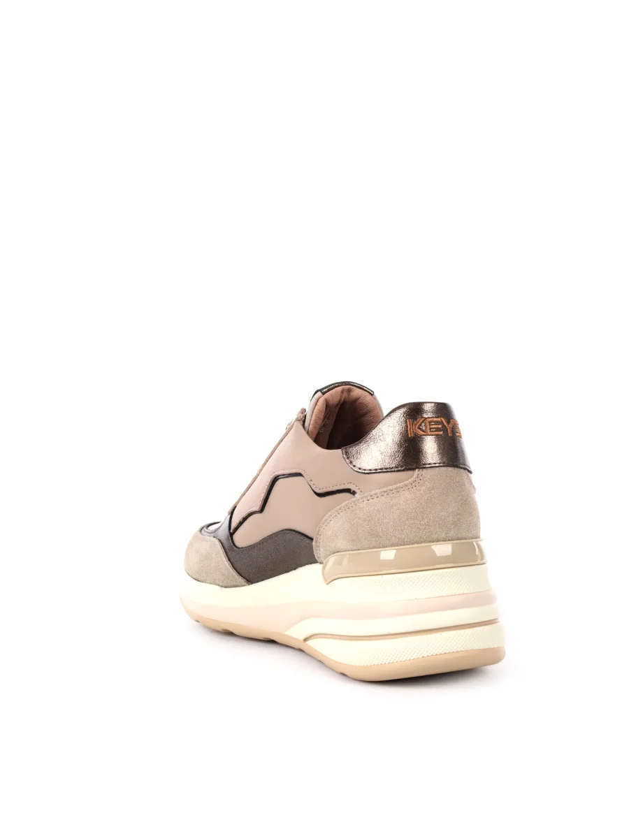 SNEAKERS CON ZEPPA PREMIUM KEYS DONNA BEIGE - immagine 7