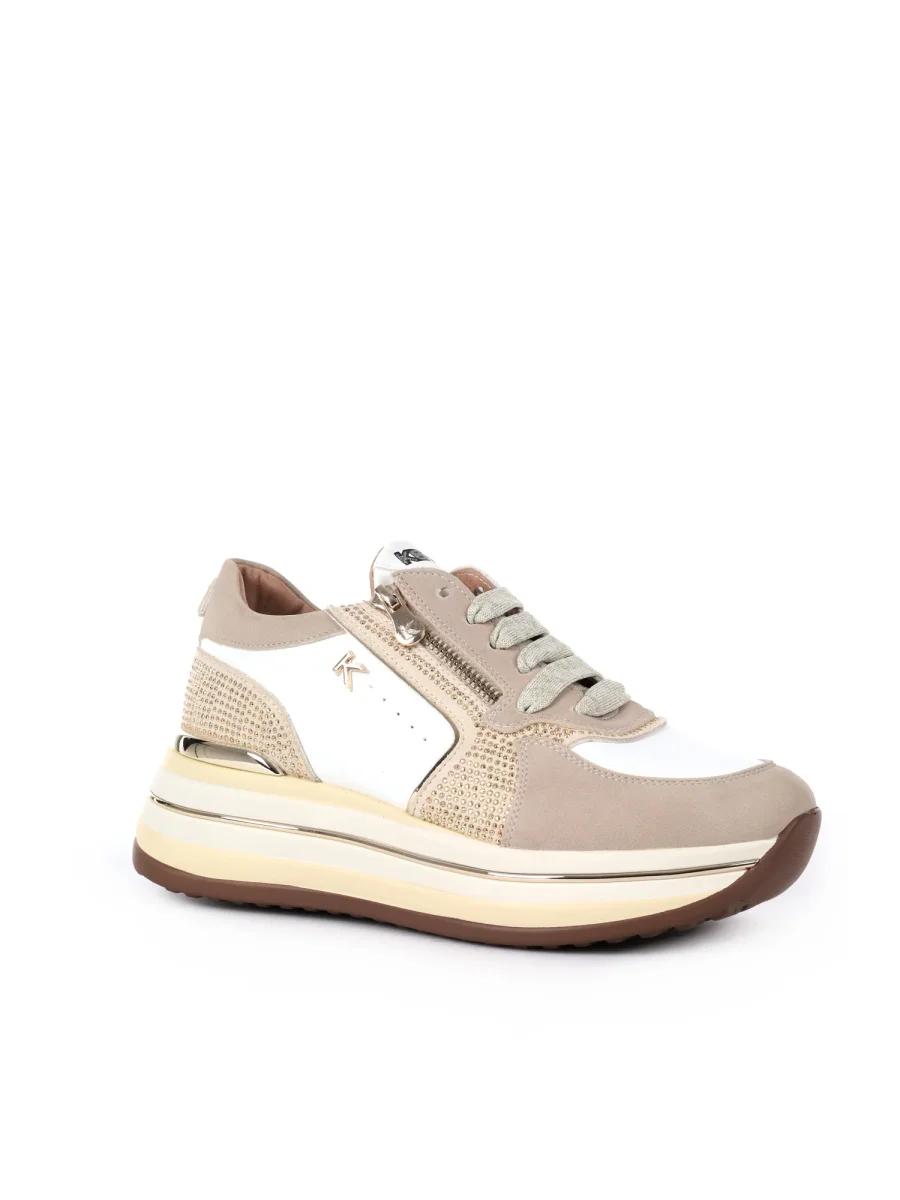 SNEAKERS VINCENT KEYS DONNA BIANCO - immagine 3