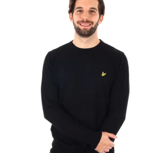 MAGLIA GIROCOLLO LYLE&SCOTT DA UOMO NERO