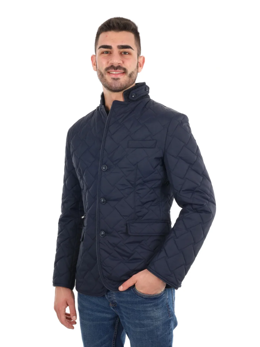 GIUBBINO TRAPUNTATO FB DA UOMO BLU - immagine 2