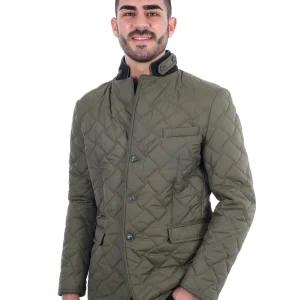 GIUBBINO TRAPUNTATO FB DA UOMO VERDE MILITARE