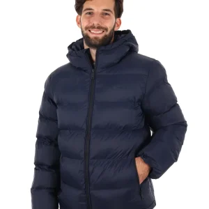 GIUBBINO IMBOTTITO CON CAPPUCCIO CALVIN KLEIN JEANS DA UOMO BLU