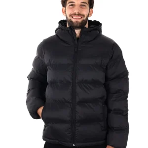 GIUBBINO IMBOTTITO CON CAPPUCCIO CALVIN KLEIN JEANS DA UOMO NERO