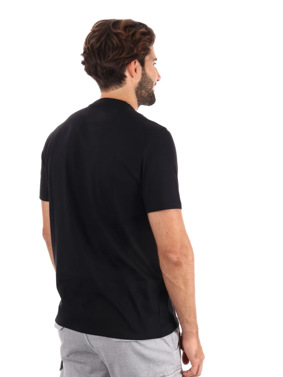 T-SHIRT CON LOGO CALVIN KLEIN JEANS UOMO NERO - immagine 7