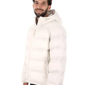 GIUBBINO MONOGRAM CALVIN KLEIN JEANS DA UOMO BEIGE