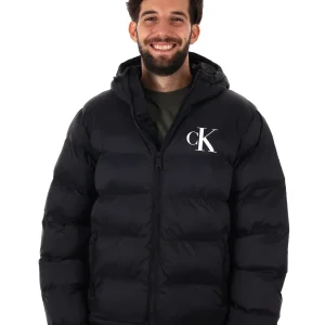 GIUBBINO MONOGRAM CALVIN KLEIN JEANS DA UOMO NERO