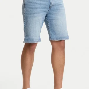 BERMUDA IN DENIM CHIARO CALVIN KLEIN SLIM FIT DA UOMO