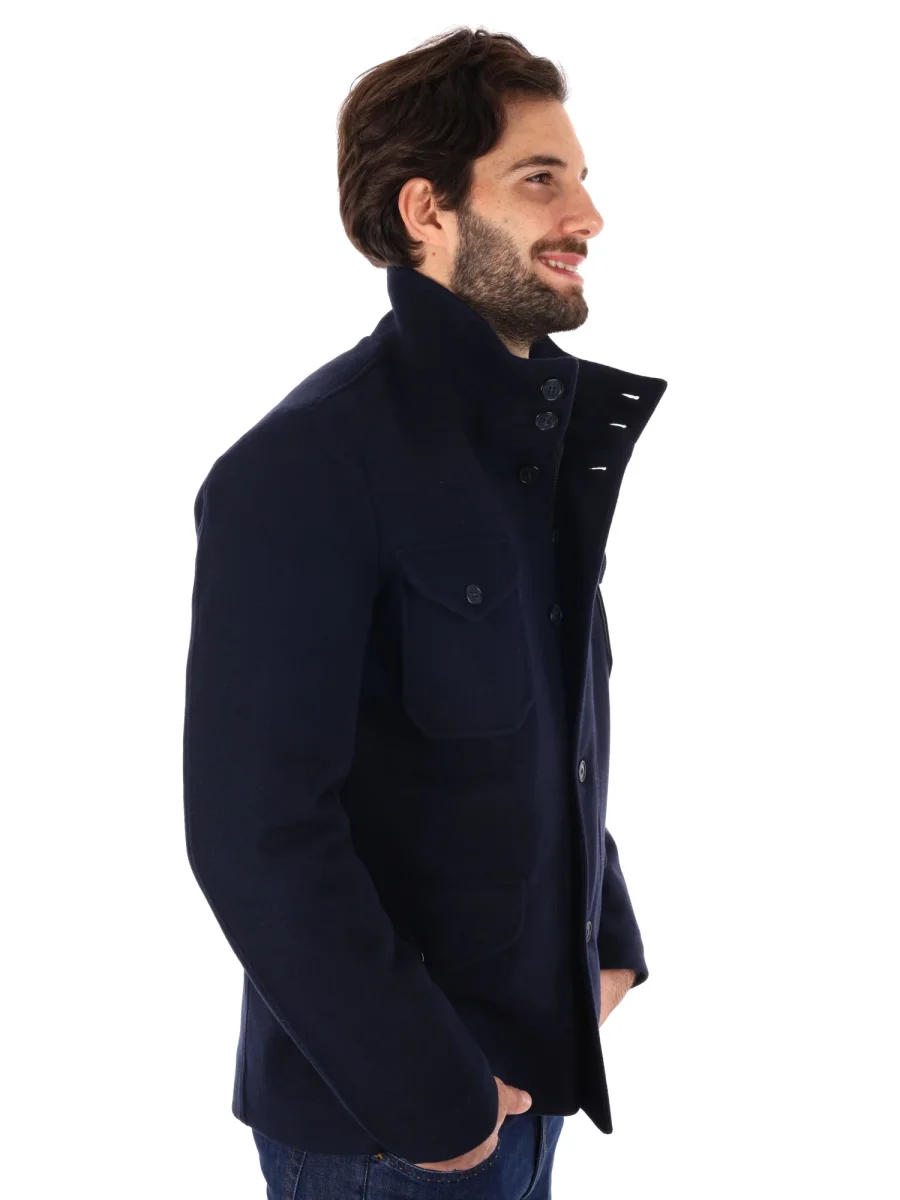 CAPPOTTO MAGGIOLINO FB DA UOMO BLU - immagine 9