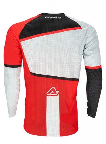 Maglia cross enduro Acerbis MX J-Windy Two Vented Grigio rosso - immagine 3