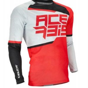 Maglia cross enduro Acerbis MX J-Windy Two Vented Grigio rosso