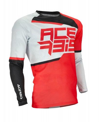 Maglia cross enduro Acerbis MX J-Windy Two Vented Grigio rosso - immagine 2