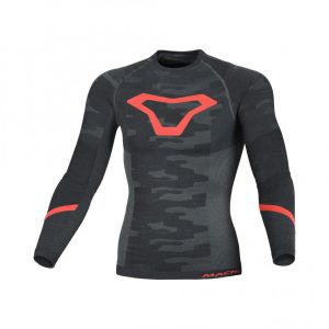 Maglia intima Macna Baselayer All Season Nero rosso