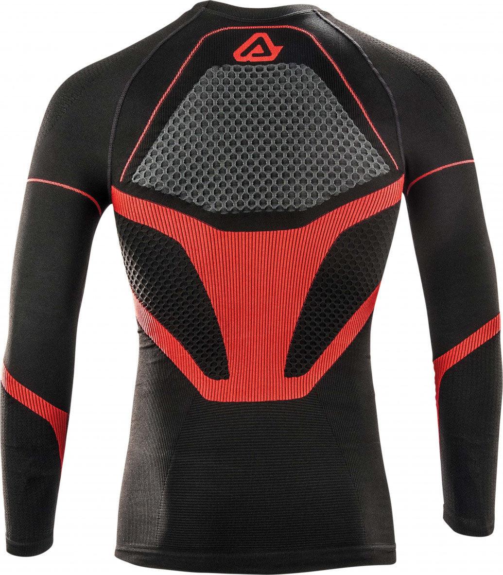 Maglia intima tecnica Acerbis X-Body Winter Nero Rosso - immagine 4