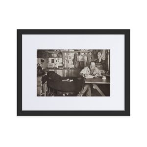 Quadro con cornice e passepartout Robert Falcon Scott