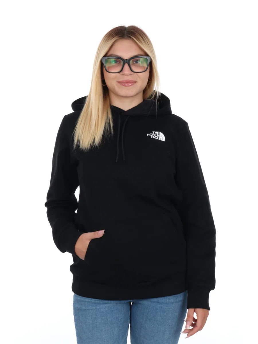 FELPA CON CAPPUCCIO THE NORTH FACE DONNA NERO