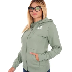 FELPA FULL ZIP E CAPPUCCIO THE NORTH FACE DA DONNA SALVIA