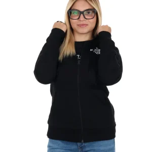 FELPA FULL ZIP E CAPPUCCIO THE NORTH FACE DA DONNA NERO