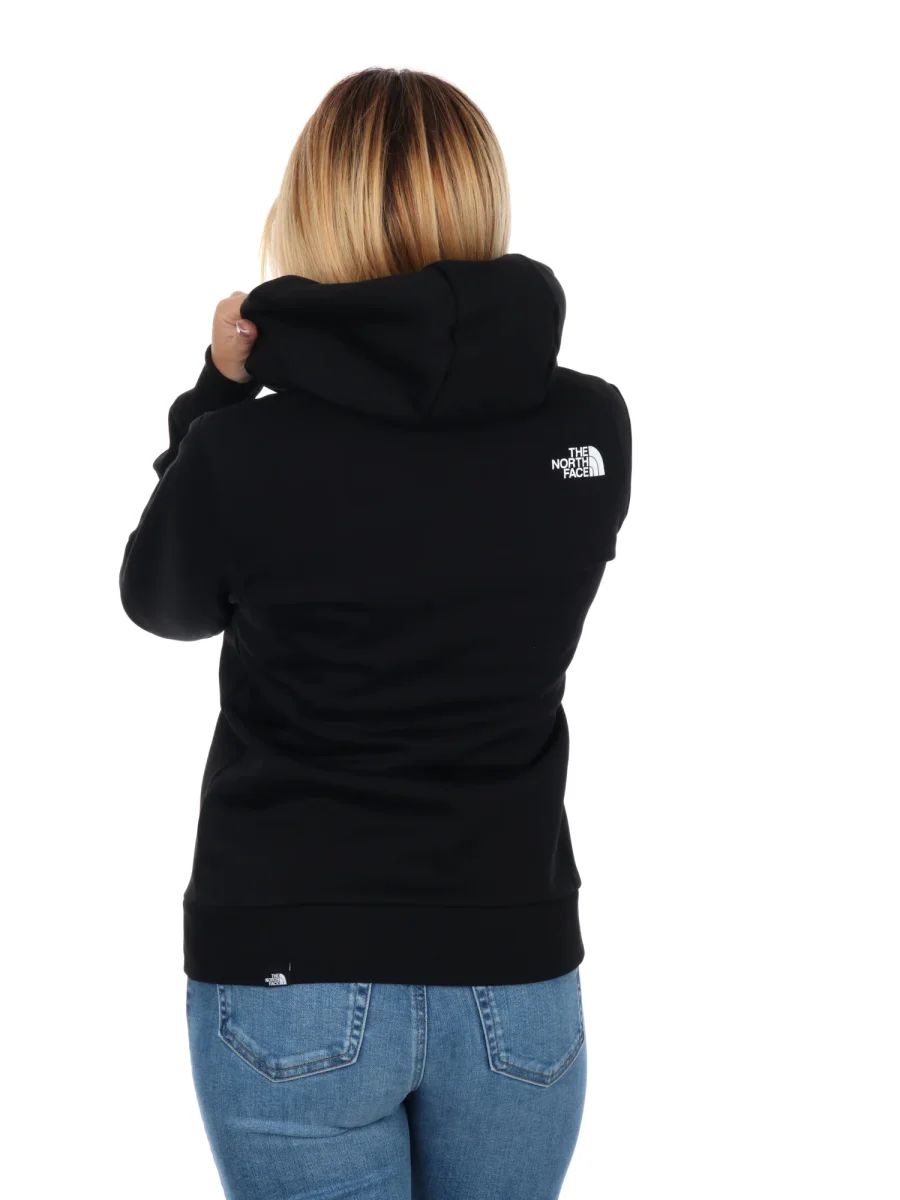 FELPA FULL ZIP E CAPPUCCIO THE NORTH FACE DA DONNA NERO - immagine 5