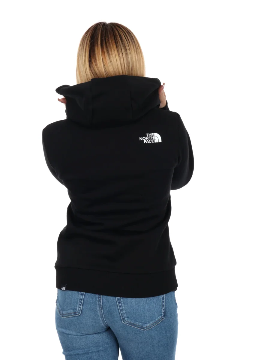FELPA FULL ZIP E CAPPUCCIO THE NORTH FACE DA DONNA NERO - immagine 6