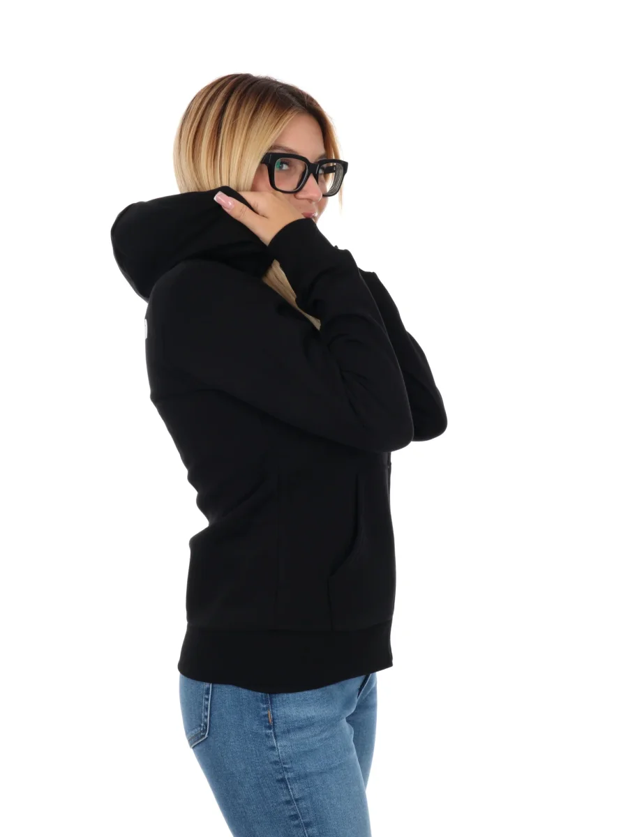 FELPA FULL ZIP E CAPPUCCIO THE NORTH FACE DA DONNA NERO - immagine 8
