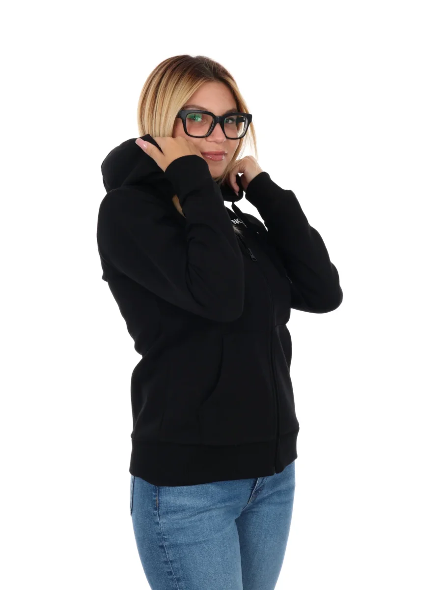 FELPA FULL ZIP E CAPPUCCIO THE NORTH FACE DA DONNA NERO - immagine 9