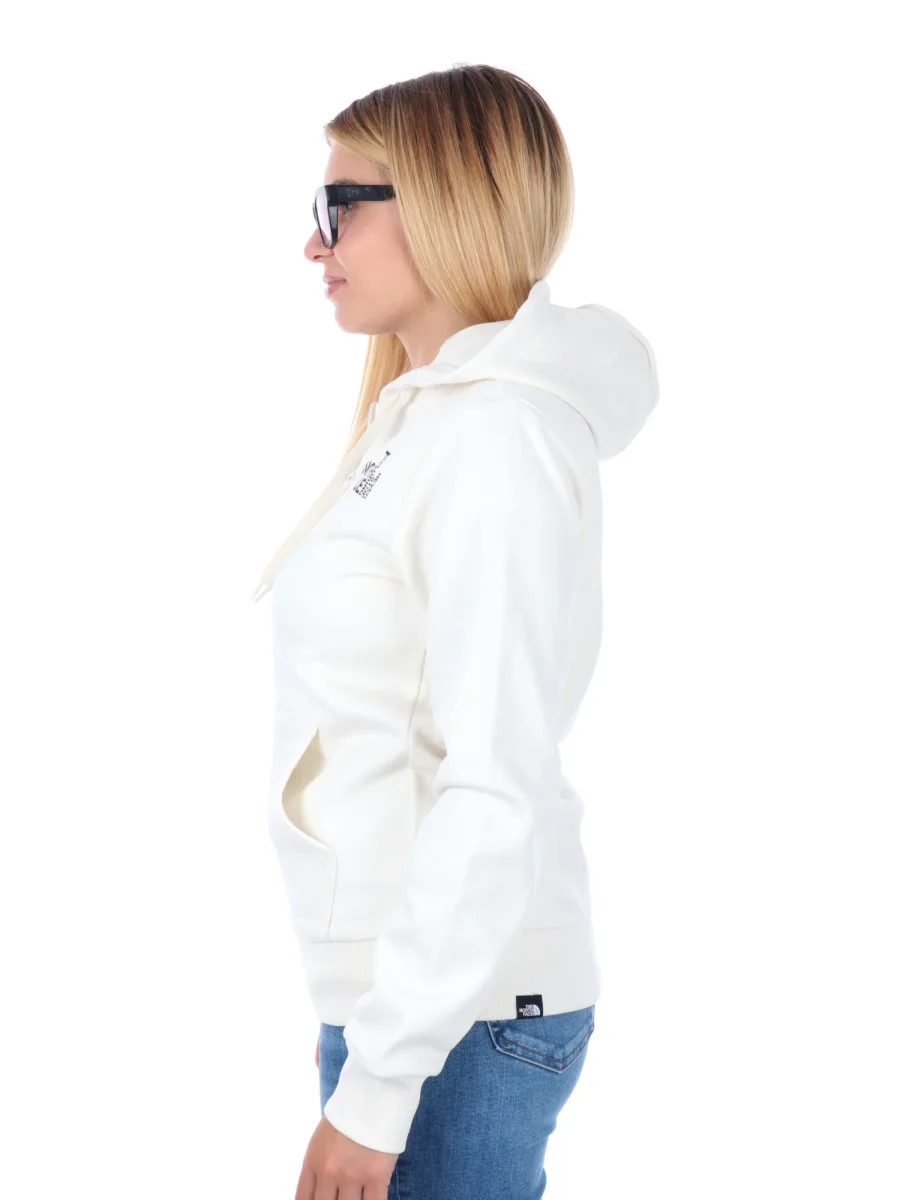 FELPA FULL ZIP E CAPPUCCIO THE NORTH FACE DA DONNA PANNA - immagine 4
