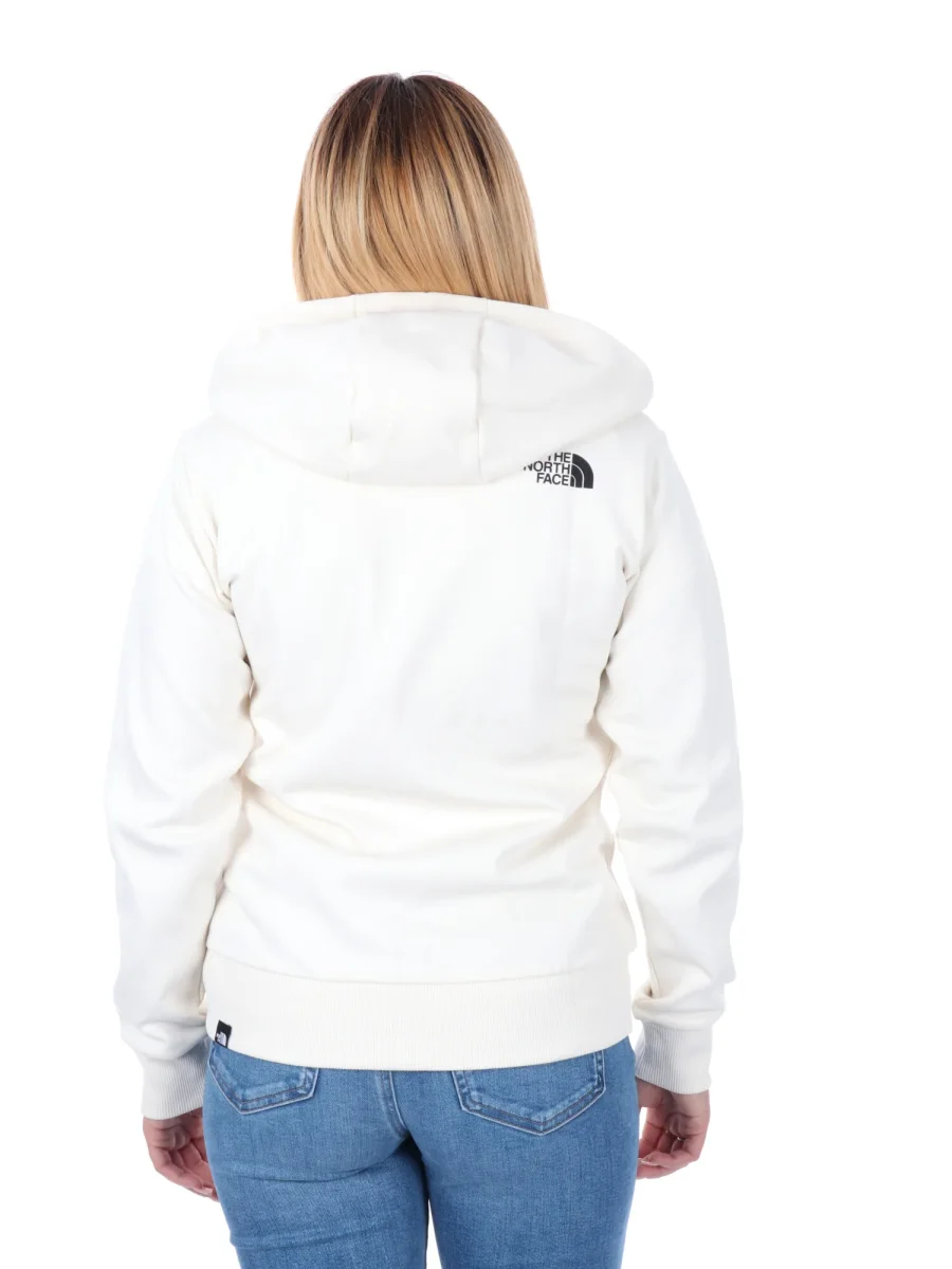 FELPA FULL ZIP E CAPPUCCIO THE NORTH FACE DA DONNA PANNA - immagine 6