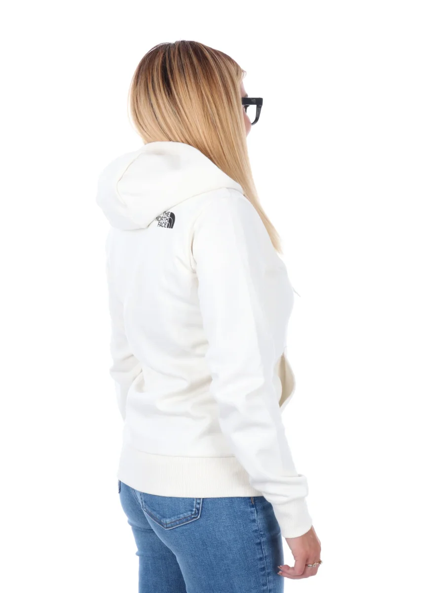 FELPA FULL ZIP E CAPPUCCIO THE NORTH FACE DA DONNA PANNA - immagine 7