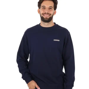 FELPA GIROCOLLO SMALLBOX NAPAPIJRI DA UOMO BLU