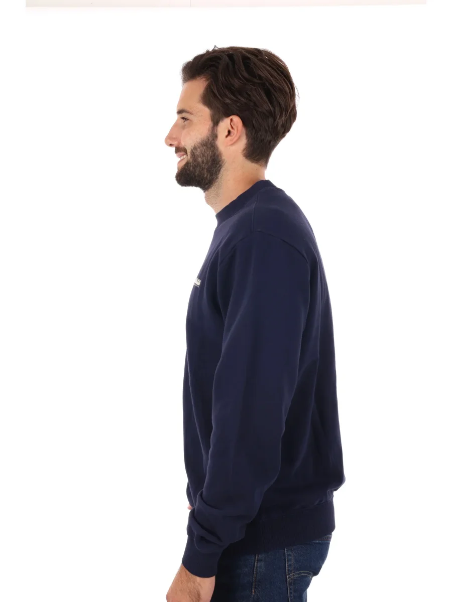 FELPA GIROCOLLO SMALLBOX NAPAPIJRI DA UOMO BLU - immagine 4